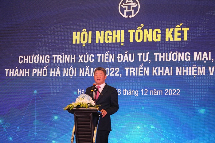Phó Chủ tịch UBND thành phố Hà Nội Nguyễn Mạnh Quyền phát biểu chỉ đạo